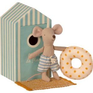 16-1722-01 PETIT FRÈRE SOURIS CABINE DE PLAGE MAILEG