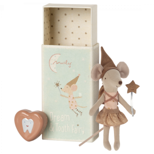 16-1739-00 SOURIS FEE DES DENTS ROSE MAILEG