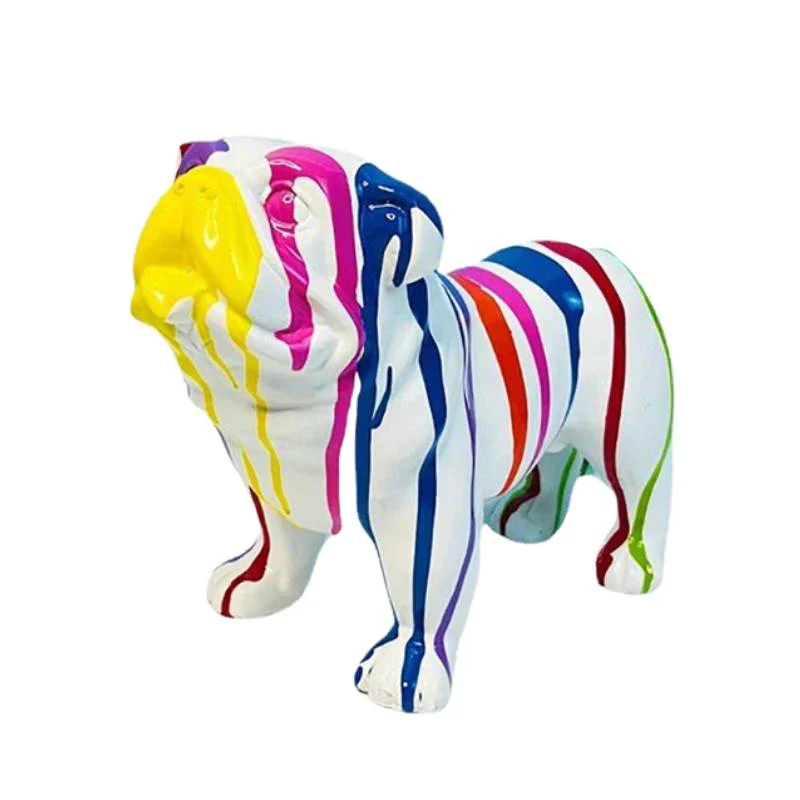 Statue Chien Bouledogue Anglais 21 cm – Image 8