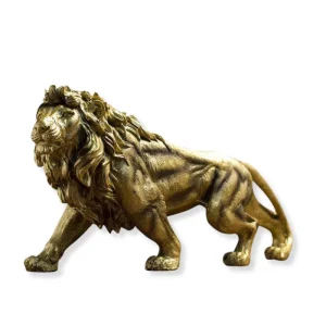 Statue Lion Décoration d'Intérieur 18 cm