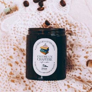 Bougie naturelle « Encore un chapitre » parfum café moka