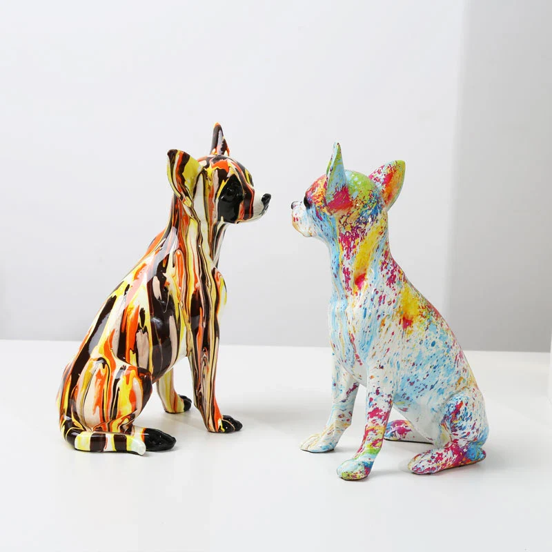 Statue Chien  Statuette Chihuahua 25 cm – Image 9