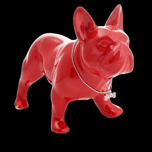 Statue Chien Bouledogue Français 20 / 29 cm – Image 3
