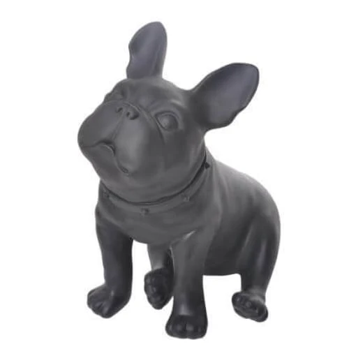 Statue Chien Bouledogue Couleur 33 cm – Image 2