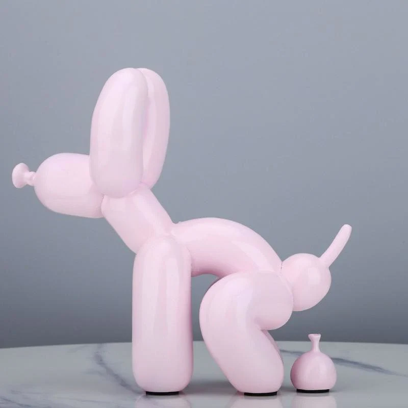 Statue Chien Ballon "Poop" Résine – Image 5