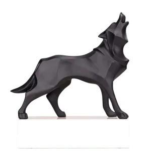 Statue Loup  Origami