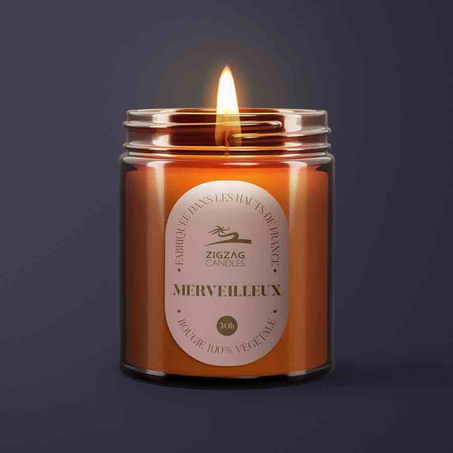 Bougie naturelle « Merveilleux »