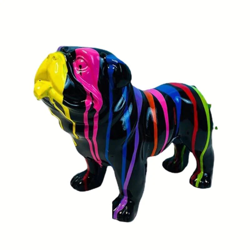 Statue Chien Bouledogue Anglais 21 cm – Image 3