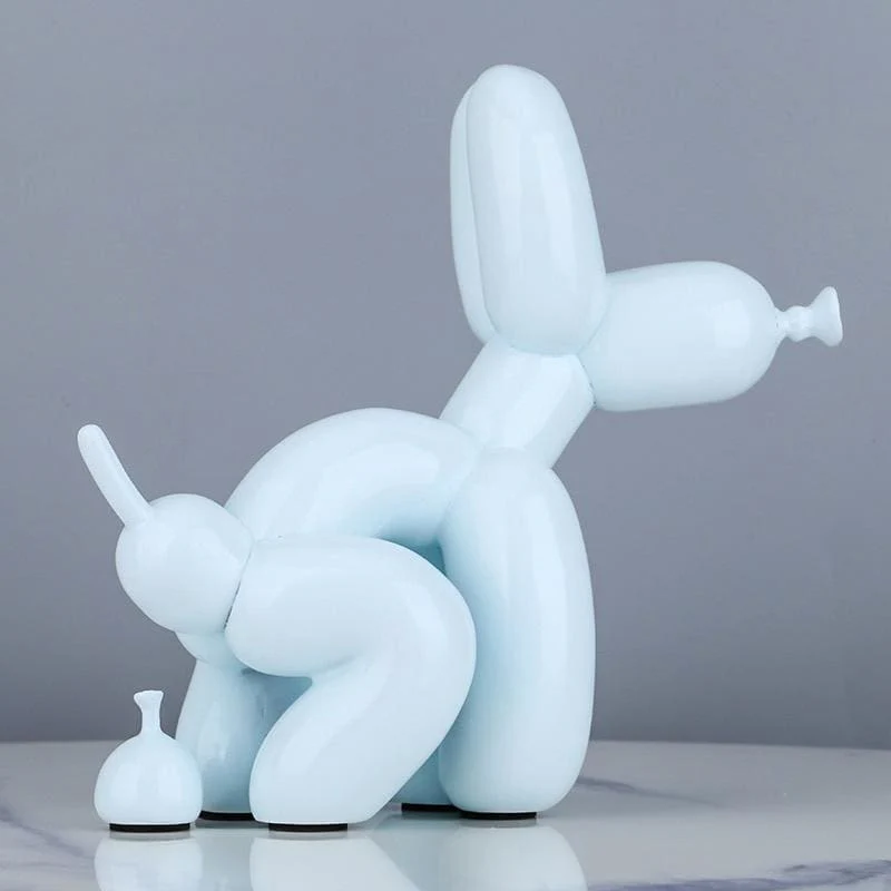 Statue Chien Ballon "Poop" Résine – Image 8