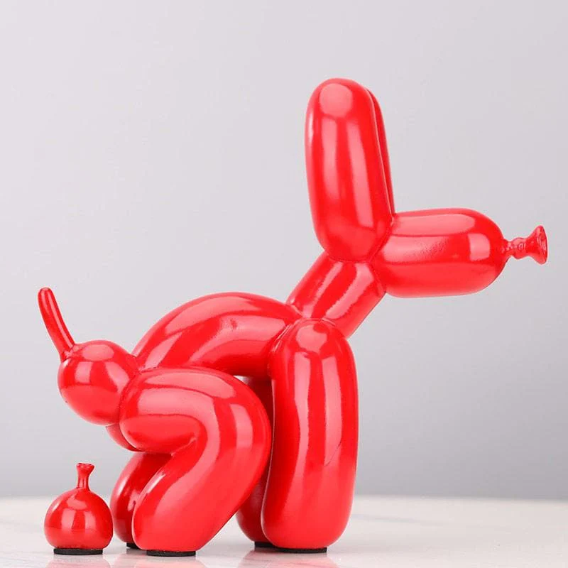 Statue Chien Ballon "Poop" Résine – Image 7