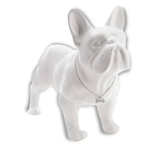 Statue Chien Bouledogue Français 20 / 29 cm