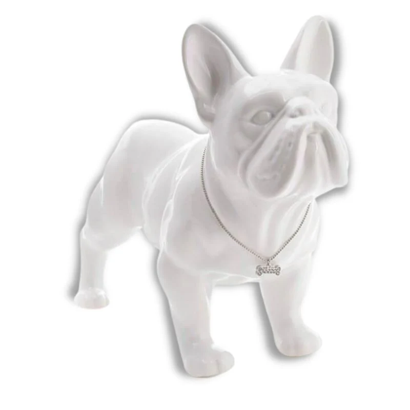 Statue Chien Bouledogue Français 20 / 29 cm – Image 2