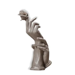 Statue Couple Mains & Rose